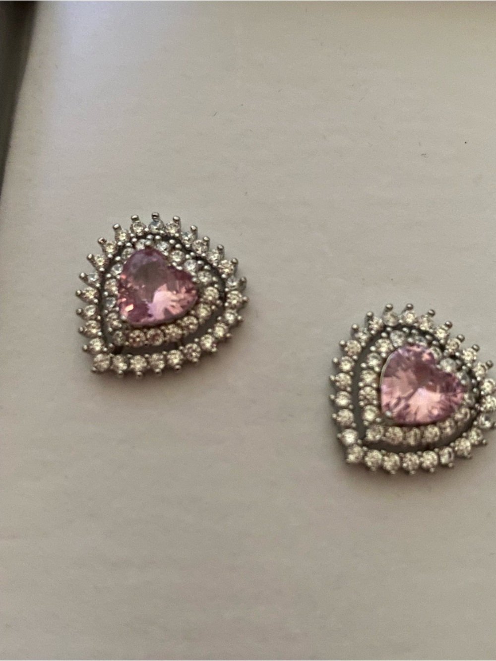 Silver Heart Earrings